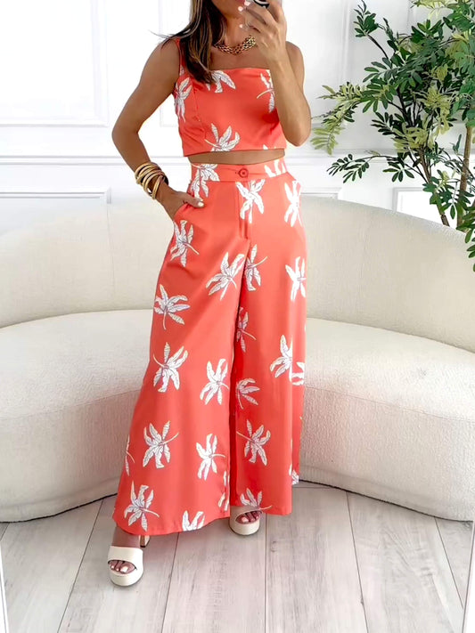 Women's Casual Fashion Two Piece Set