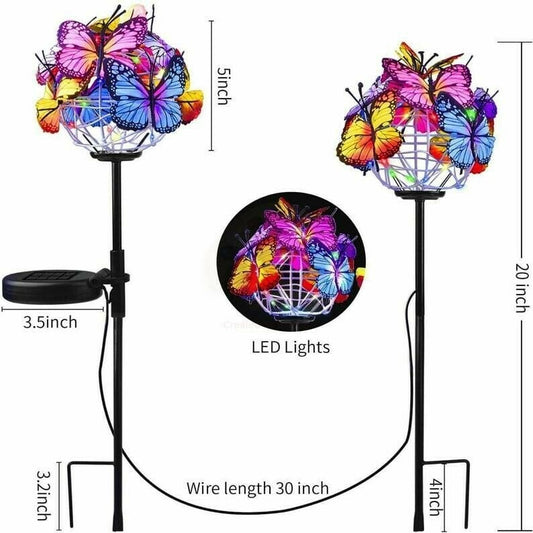 🔥49% OFF🔥Solar Stake Lights Butterflies Decor Lights ( BUY 1 GET 1 FREE )
