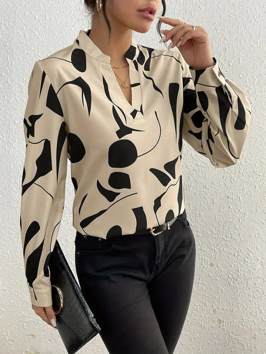 Elegant Printed Blouse for Women
