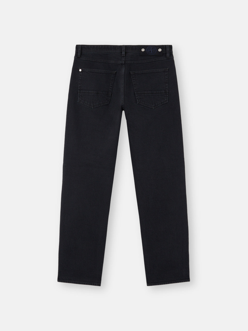J100007 STRETCH BLACK DENIM-RINSED