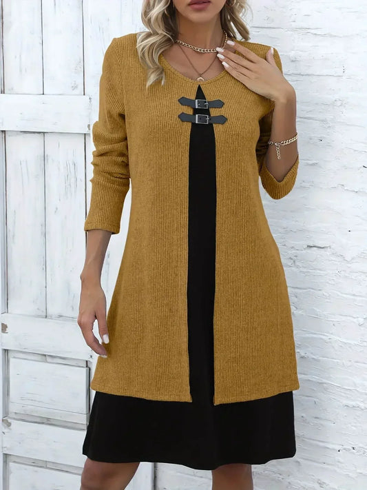 Women's Elegance Long Sleeve Dress
