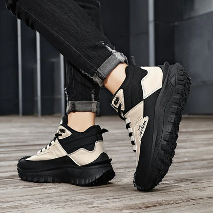 Men’s Work Hiking Boots – Waterproof, Non-Slip, Puncture and Smash Resistant, Wide Toe, Arch Support – Ideal for Daily Wear and Outdoor Adventures