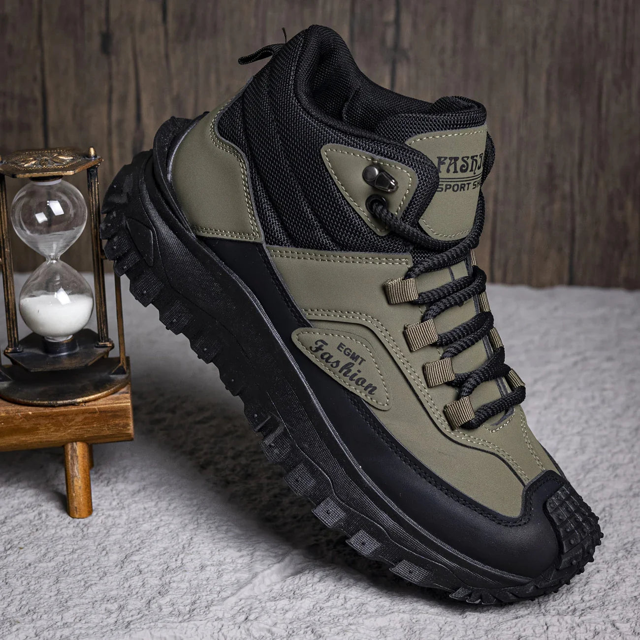 Men’s Work Hiking Boots – Waterproof, Non-Slip, Puncture and Smash Resistant, Wide Toe, Arch Support – Ideal for Daily Wear and Outdoor Adventures