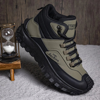 Men’s Work Hiking Boots – Waterproof, Non-Slip, Puncture and Smash Resistant, Wide Toe, Arch Support – Ideal for Daily Wear and Outdoor Adventures