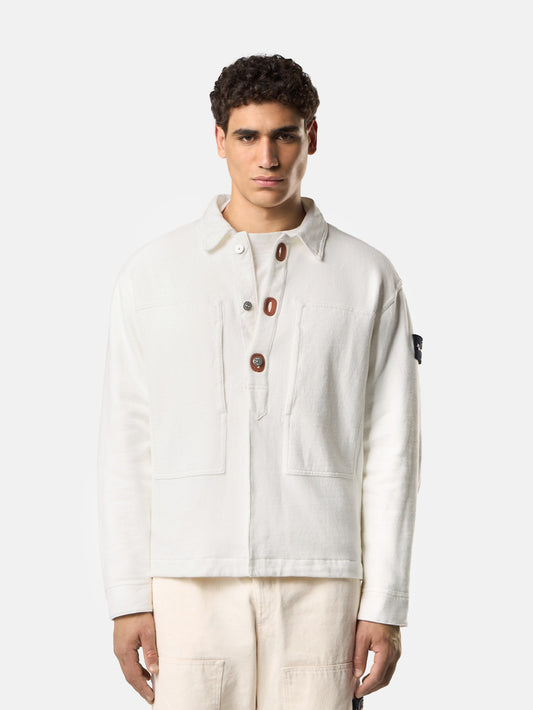 4100001 KNIT-LOOK COTTON_STONE ISLAND RAW BEAUTY