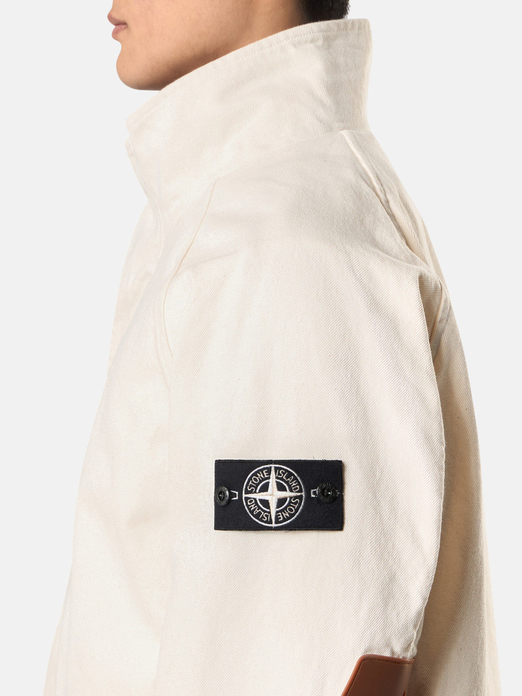 4100002 NATURAL COTTON GABARDINE_STONE ISLAND RAW BEAUTY