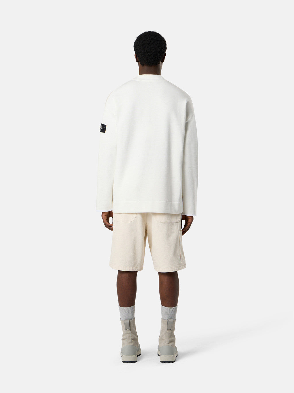 5100014 MIXED FABRIC COTTON_STONE ISLAND RAW BEAUTY