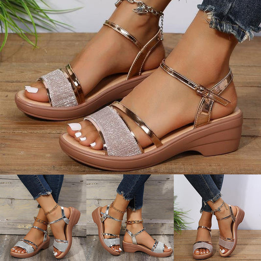 🔥LAST DAY 50% OFF🔥NEW WOMEN'S OPEN TOE WEDGE ORTHOPEDIC SANDALS