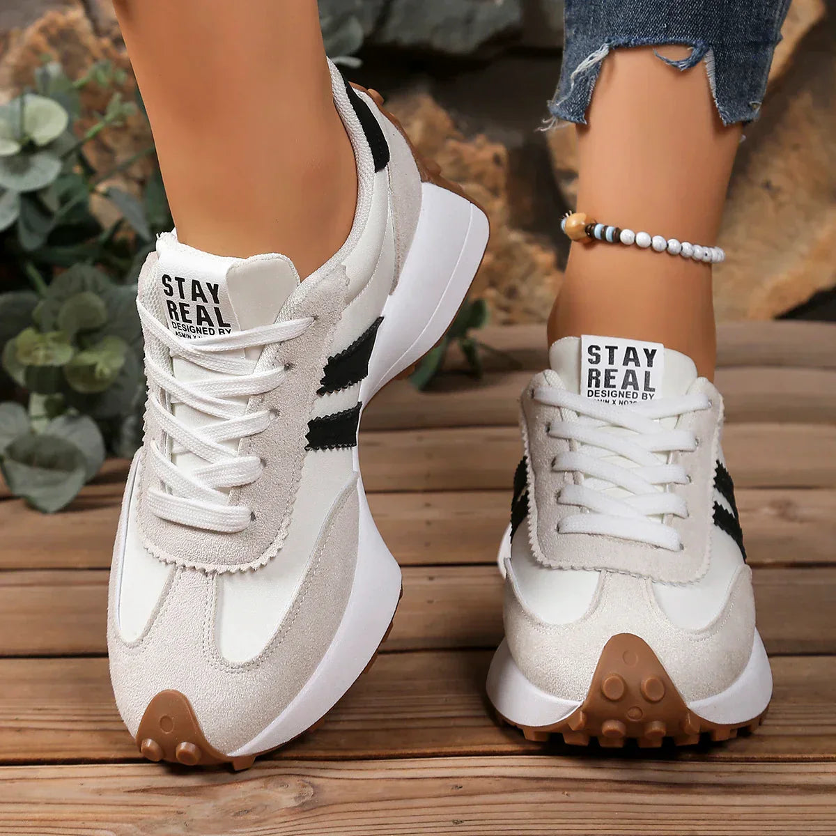Stay-Real Sneakers | Retro style that goes with everything