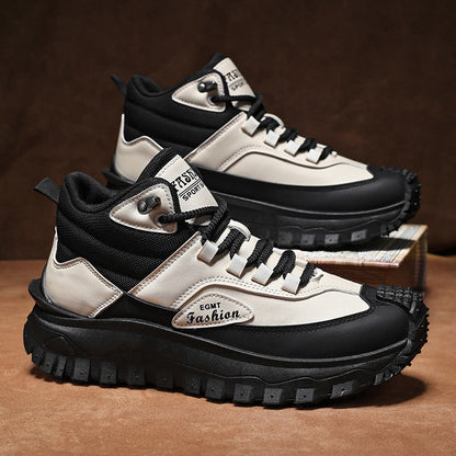 Men’s Work Hiking Boots – Waterproof, Non-Slip, Puncture and Smash Resistant, Wide Toe, Arch Support – Ideal for Daily Wear and Outdoor Adventures