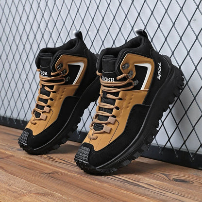 Men's Outdoor Hiking Boots - Waterproof, Non-Slip, Puncture-Proof And Smash-Proof; Correct Arch Support And Wide Toe - Suitable For Daily Wear And Outdoor Adventures