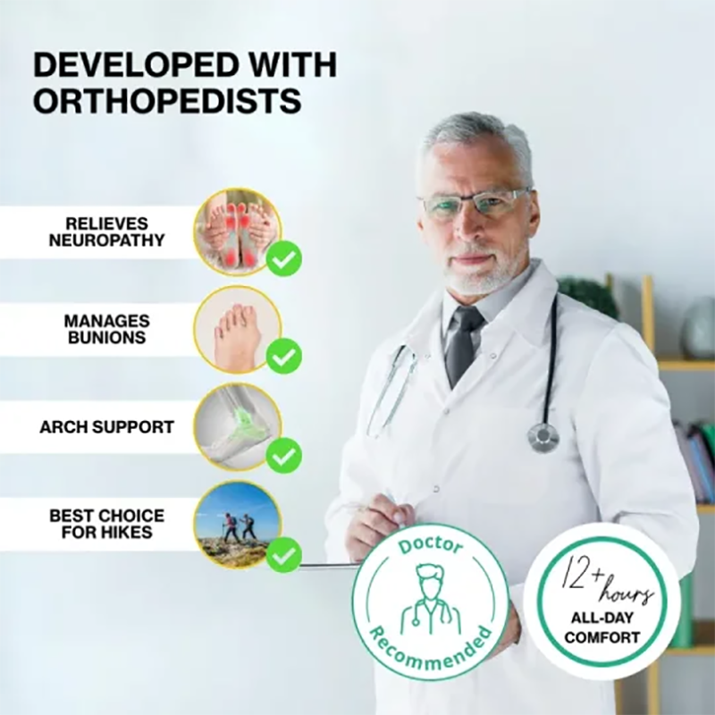 Men’s Work Hiking Boots – Waterproof, Non-Slip, Puncture and Smash Resistant, Wide Toe, Arch Support – Ideal for Daily Wear and Outdoor Adventures