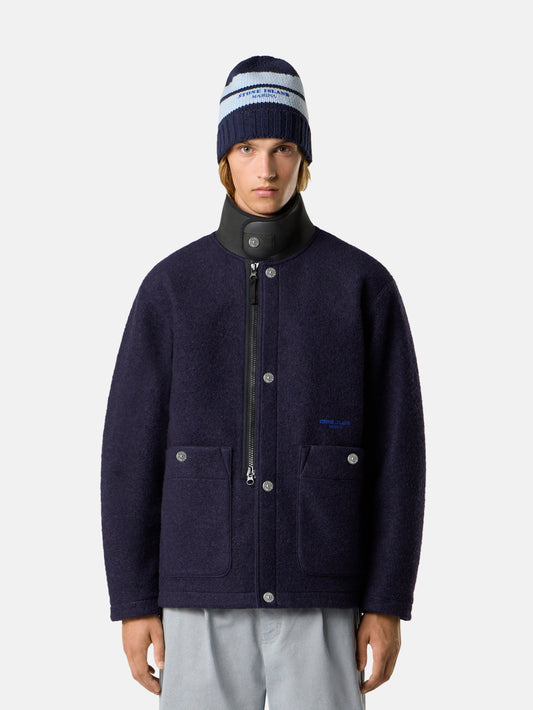 Q100020 FELTED WOOL POLYESTER_STONE ISLAND MARINA