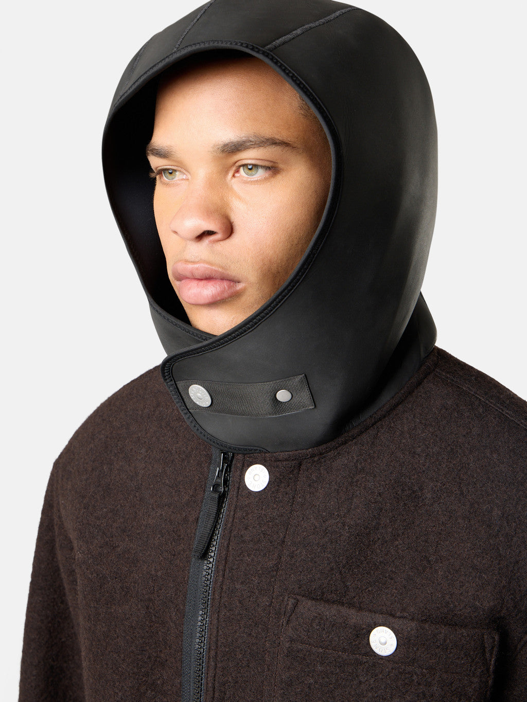 Q100021 FELTED WOOL POLYESTER_STONE ISLAND MARINA